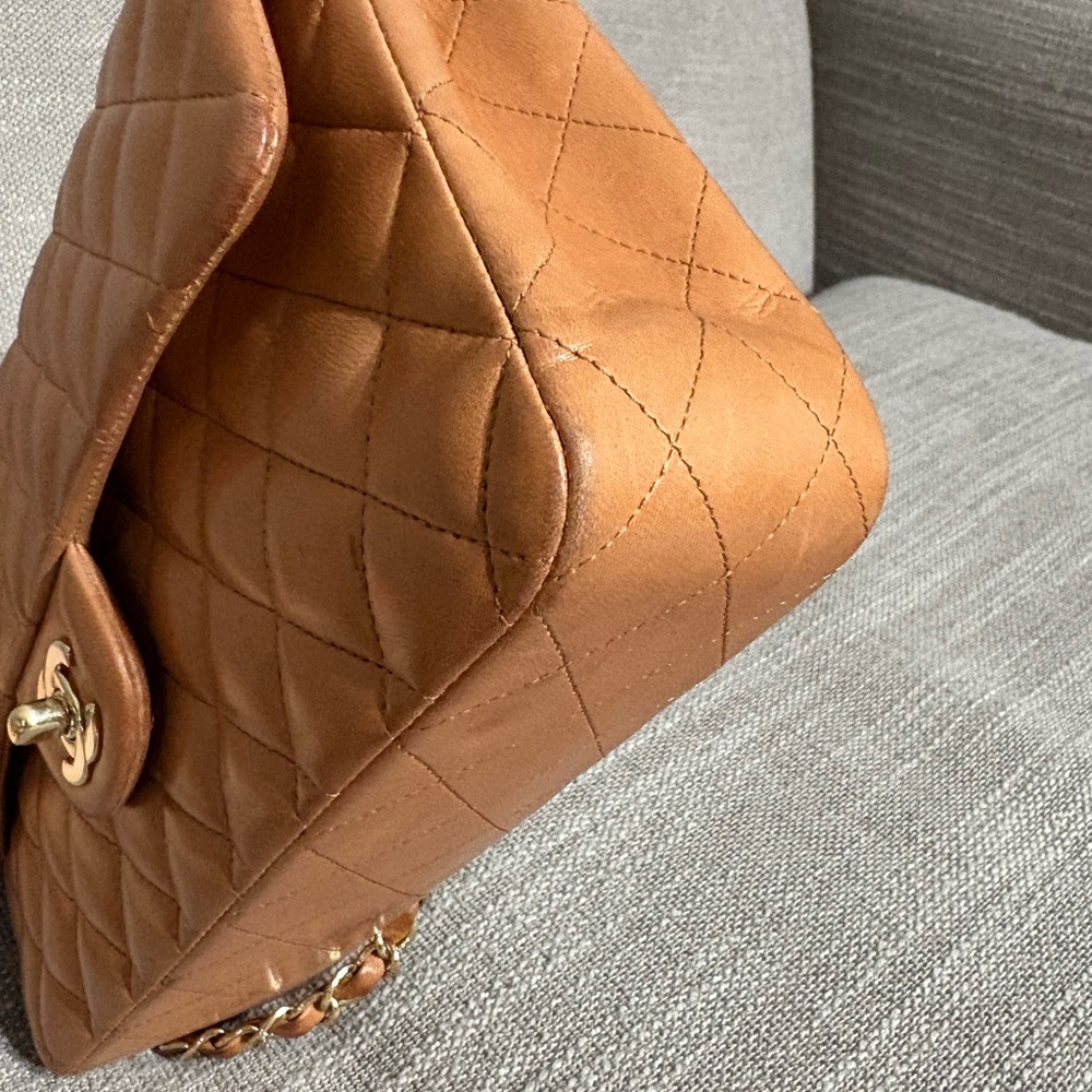 CHANEL caramel double flap - Picture 6 of 17